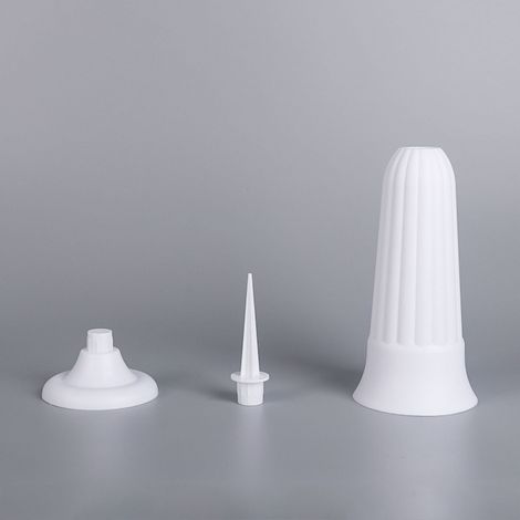 Vase De Cimetière - En Plastique Résistant - Pour Fleurs Fraîches Ou Artificielles - Fixation Au Sol - Lot De 1 (1/5)