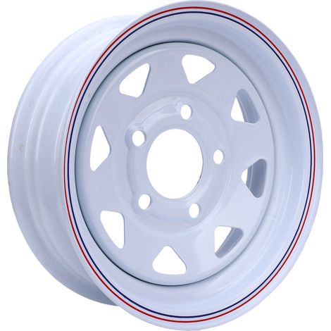 Jante remorque 12 pouces capacité 1100 Lbs – 12x4 5-114.3 alliage 5 trous bateau cargo remorques, roue (1/5)
