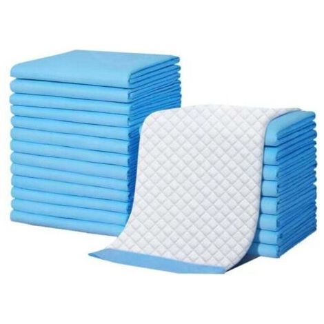 Hundetrainingspads, 100er-Packung, 33 x 45 cm, Einweg-Welpentrainingspads, super saugfähig, geruchsabweisend, verdickte Ausführung
