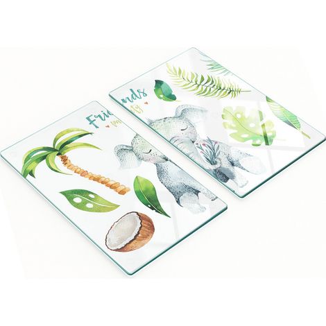 Tableros decorativos multifuncionales de vidrio templado Friends 2x30x52 cm