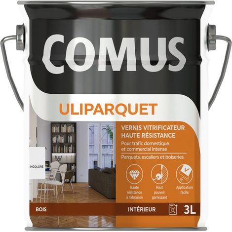 Vitrificateur ULIPARQUET - incolore - satiné - 3 L - COMUS (1/5)