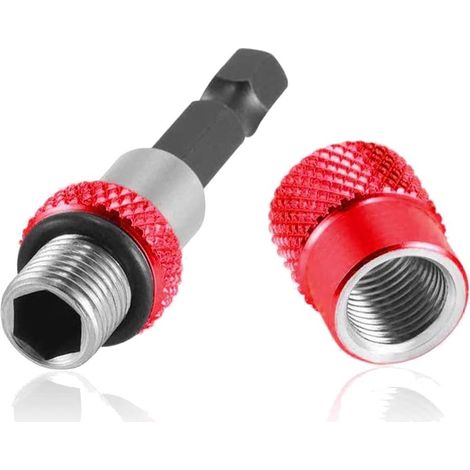 Adjustable extension rod for 1/4" hex drive electric drill (1/5)