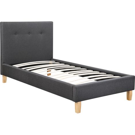 Letto "Elise"-90 x190cm -Grigio (1/3)