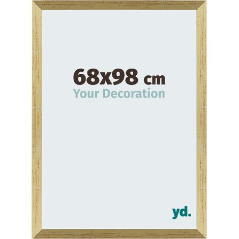 Cadre Puzzle 68x98 cm - Or Brillant - MDF - Mura. (1/5)
