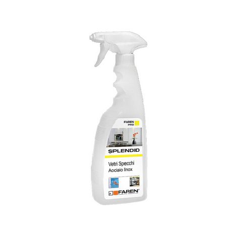 PULITORE VETRI ACCIAI SPLENDID- 750 ml- FAREN- pezzi 1