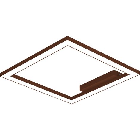 LUMICOM  FRAME Plafoniera, STRIP LED, 30W/m, 4000K, metallo, corten, L40cm (1/2)