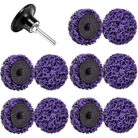 10PCS Disque de Nettoyage CSD 50 mm - Utilisé pour le Traitement de Surface ou le Décapage, Permet d'éliminer la Rouille, la Peinture de Soudure et les Surfaces Oxydées (10 Stücke - 50mm) (1/5)