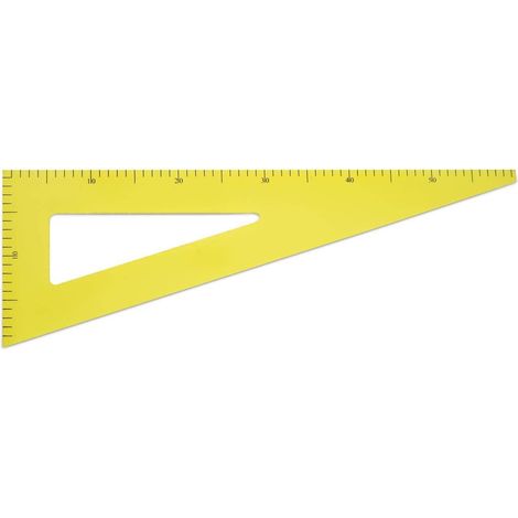 Wonday Squadra Magnetica Gialla 60 cm Legno