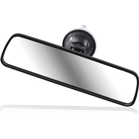 200 x 60mm Rétroviseur Conduite Accompagnée Universel à Ventouse, Rétroviseur de Voiture Universel, rétroviseur anti-éblouissement pour moniteur de conduite, Miroir Intérieur de Voiture (1/5)