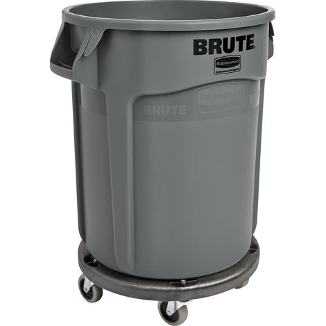 Rubbermaid, Conteneur universel BRUTE® avec plateau roulant,