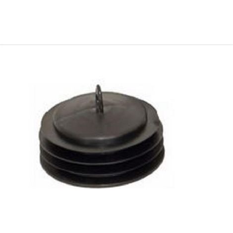 Bouchon DN 90 pourconduit semi-flexible ComfoTube - Bouchon DN 90 mm pour conduit ComfoTube - Noir