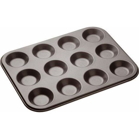 Kitchen Craft Master Class - Moule à pâtisserie (12 trous, antiadhésif, plaque de cuisson de 32 x 24 cm) (1/2)