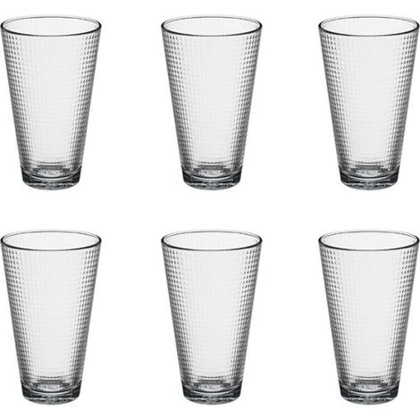 Lot de 6 Verres à Eau "Génération" 34cl Transparent