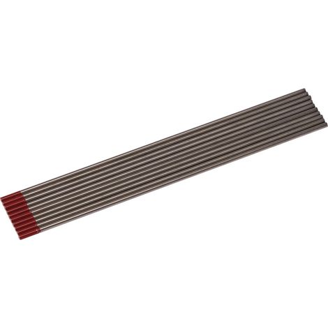 High-Quality Thoriated Tungsten Electrodes, 2.4 x 150mm, Pack of 10 – Ideal for TIG Welding Applications (1/5)