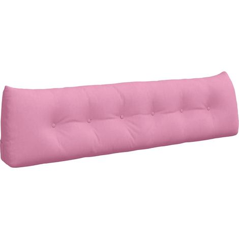 Cuscino per Schiena Rosa 180 x 24 x 50 cm Tessuto vidaXL