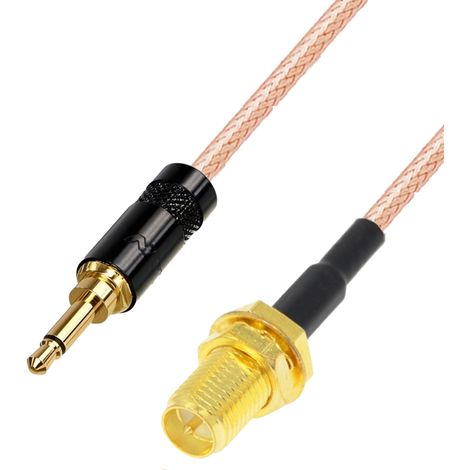 Cavo con connettore pigtail da 3,5 mm / presa SMA-RP RG316, lunghezza 20 cm
