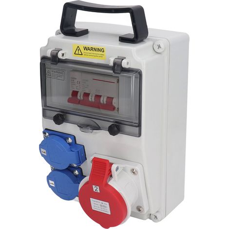 Distributeur de puissance AC 200-250V Prise universelle 220-380V 240-415V CEE avec disjoncteur intégré (1/5)