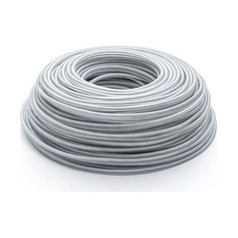 Fil de Tondeuse en Acier 3 mm x 45 mètres, Fil de Tondeuse, Bobine de fil d'acier robuste pour débroussailleuse de jardin, Fil de Rechange pour Tondeuse à Gazon (1/4)