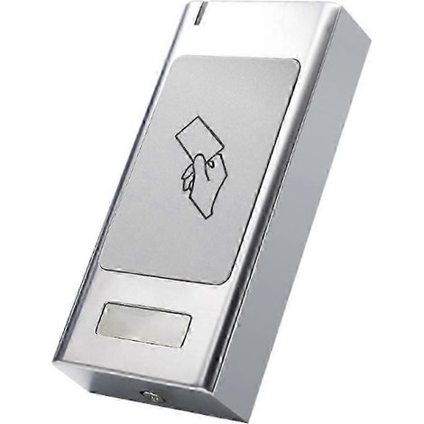 Lecteur de cartes Wiegand 26-34, circuit intégré 13,56 MHz, étanche IP66, en métal, avec indicateur LED pour contrôle d'accès et circuit intégré Wiegand. (1/5)