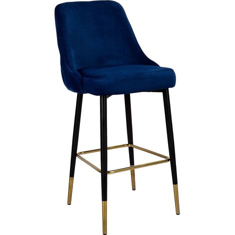 Chaise de bar Moonlight 125 - Bleu nuit (1/5)