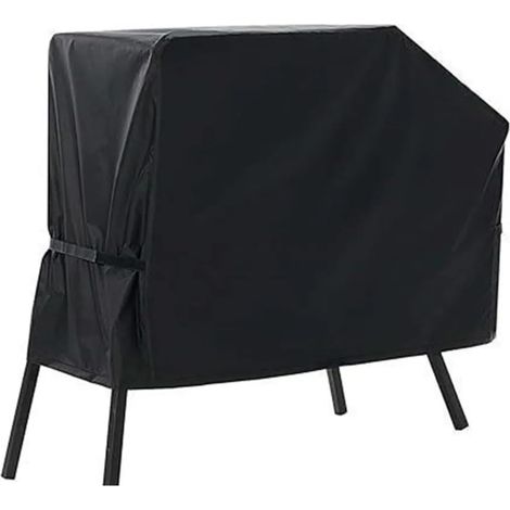 Funda para barbacoa de exterior 600D, impermeable y resistente al viento con correas de seguridad, accesorio de jardín a prueba de polvo. (1/5)