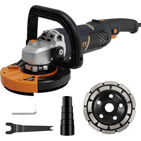 Single Disc Polisher for Rough Polishing, 1500W Powerful Motor, 3000-8500rpm Vacuum Speed, 125mm Buffer Size, Variable Speed, Dust Suction & Anti-Spill (1/5)