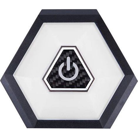 Plafonnier LED Rechargeable pour intérieur de voiture, éclairage magnétique pour coffre de toit, 10.5x9.2x1.2cm