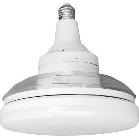 Petit plafonnier ventilateur à douille double fonction 3 températures de blanc intensité réglable pour salon (1/5)