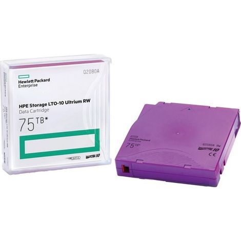 Cartucho de datos HPE Storage LTO-10 Ultrium RW 30 TB 75 TB comprimido Morado