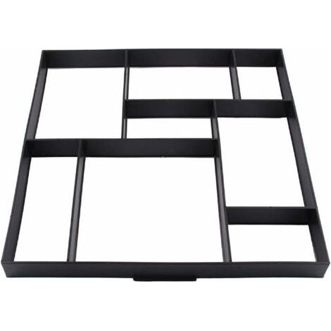 60 x 50cm Moule à Pavé Plastique Pavage Moyen Béton Moules Pierres Stepping Stone Jardin Allée Moule Pavage Chemin Moule Walk Maker (1/4)