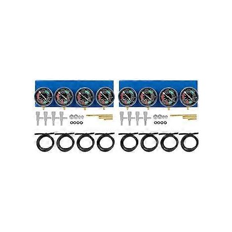 2er-Set Vierzylinder-Schlauch-Vakuumwaageninstrument Universelles Vakuumwaageninstrument für Motorräder