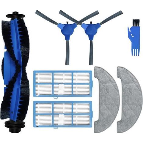Accessoires Robot Aspirateur - - Ultenic D5 Series - Brosse Latérale - Filtre Hepa - Mop Rag (1/4)