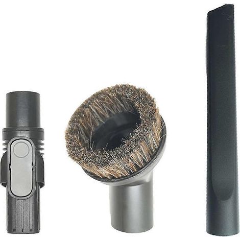 Rosshaarbürste, flache Spitze und Adapterbaugruppe für den kabellosen Stabstaubsauger Shark IX/IZ – Ersatzteile (1/5)