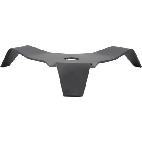 Lame de désherbage à 3 dents, lame de débroussailleuse en acier au carbone noir, lame de désherbage robuste pour débroussailleuse, tondeuse (1/4)