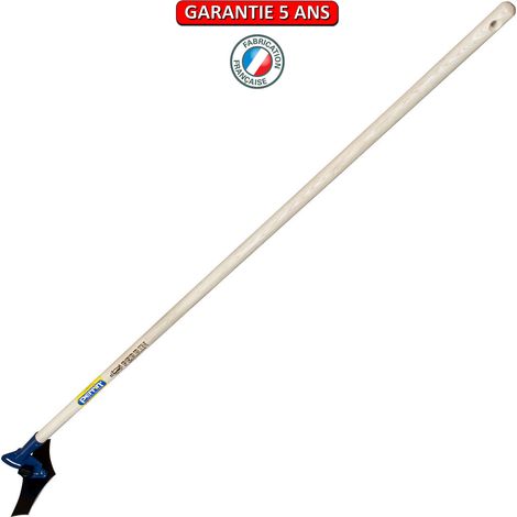 Azada de 4 hojas – mango de madera de 150 cm – herramienta para desherbar OUTILS PERRIN