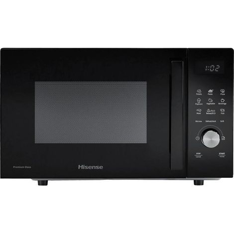 Hisense H23MOBSD1HG Negro Microondas con grill Superficie plana 23 L 800 W