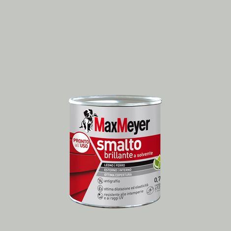 MaxMeyer Smalto a Solvente Brillante Grigio Chiaro R7035 0,750 l (1/4)