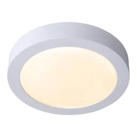 Plafoniera LED Lucide Brice 15W 3000K 24cm bianca IP44 (1/3)
