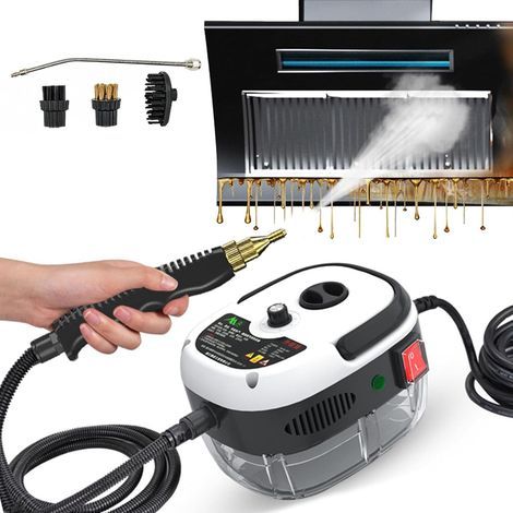 Nettoyeur vapeur portable 2500 W – Haute pression et température – Nettoyage meubles de cuisine et salle de bain – Écologique sans produits chimiques (1/5)
