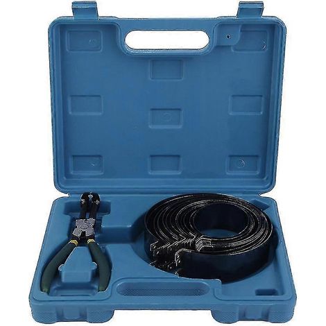 Kit d'outils pour compresseur de segments de piston automobile, installation de cylindres, 14 colliers grillés (1/5)