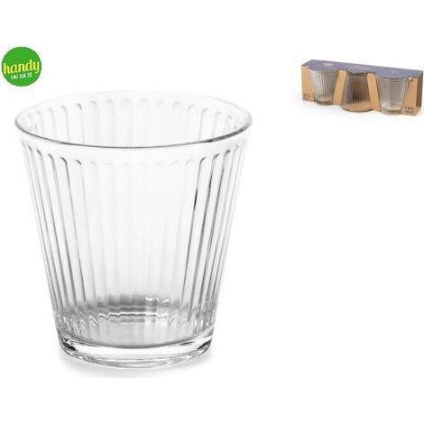 Set 3 bicchieri in vetro Lush Royal Norfolk cl. 25