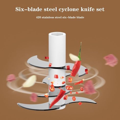 Tritatutto elettrico - 400 ml - Cipolle - Verdure - Carne - Aglio - Tritatutto USB per cipolle - Tritatutto elettrico piccolo (1/5)