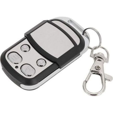 Télécommande Porte De Garage - 433.92 MHz - Compatible Mhouse TX4 TX3 GTX4 - 4 Boutons - ABS - Noir Chrome - 1 Pièce (1/5)