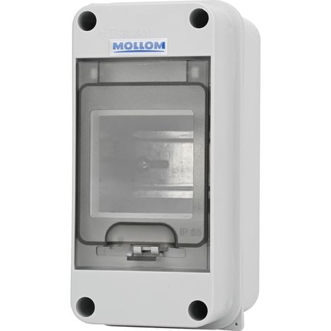 3 voies Boîtier protection et distribution pour disjoncteurs MCB Rail DIN, étanche IP65, usage intérieur et extérieur (1/5)