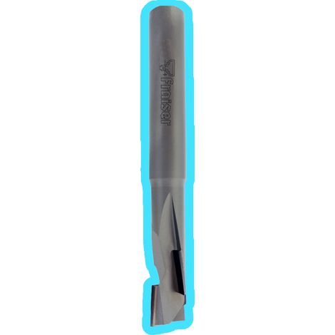 Fraise en Diamant PCD pour percer et détourer Z=1+1 queue 8mm D=8 I=15 S=8 FRD.302 - Fraiser