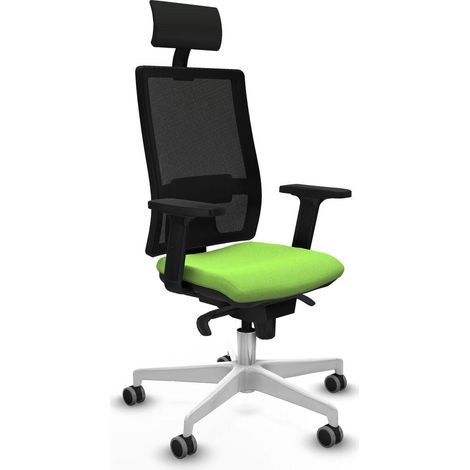Piqueras y Crespo Silla de oficina ergonómica pistacho