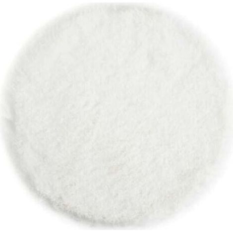[NEVER USED] White Round Chair Cushion in Soft and Fluffy Faux Fur - Modern Living Room Decoration - 40 x 40 cm