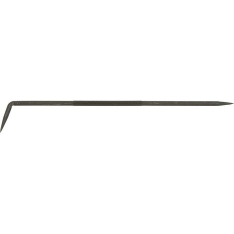 Kstools – Pointe à tracer en acier bruni 190mm – Pointe droite et inclinée 70° – Poignée moletée pour prise en main confortable