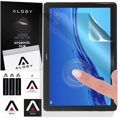 Protector de pantalla de hidrogel Alogy para tablet Huawei Mediapad T5 de 10,1 pulgadas. (1/4)
