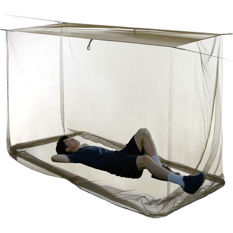 Moustiquaire pour patio - Tente en maille rectangulaire portable (1/5)